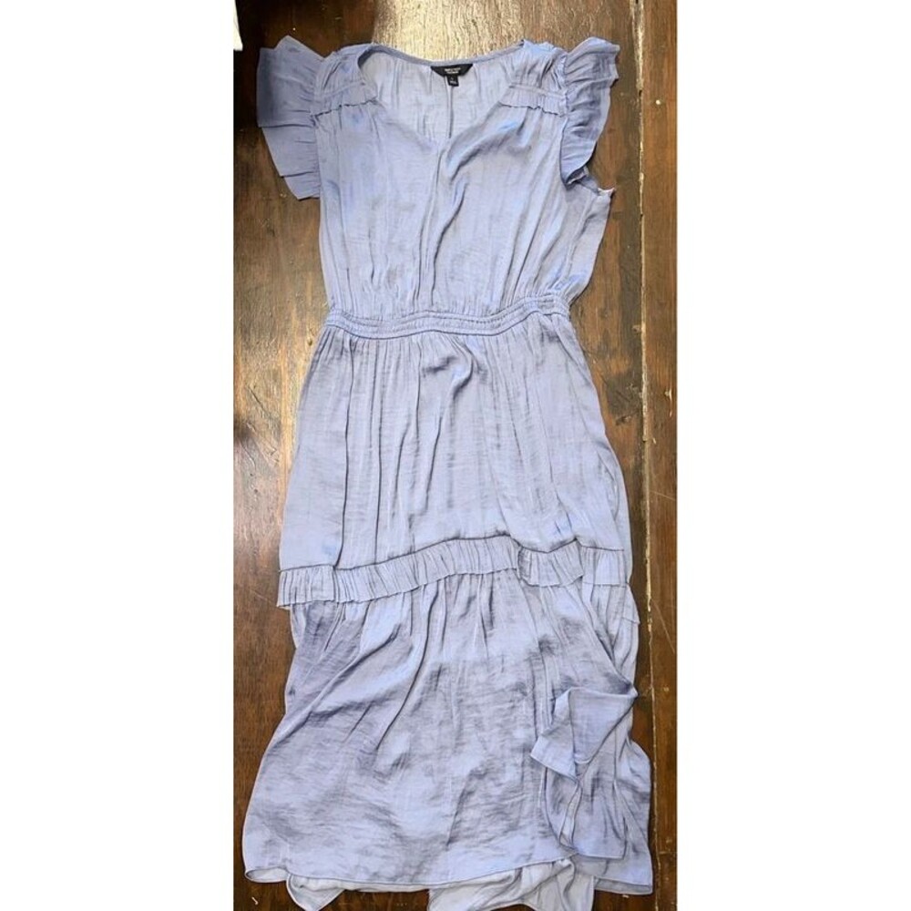 Simply Vera by Vera Wang Silky Purple Maxi Dress Size Large